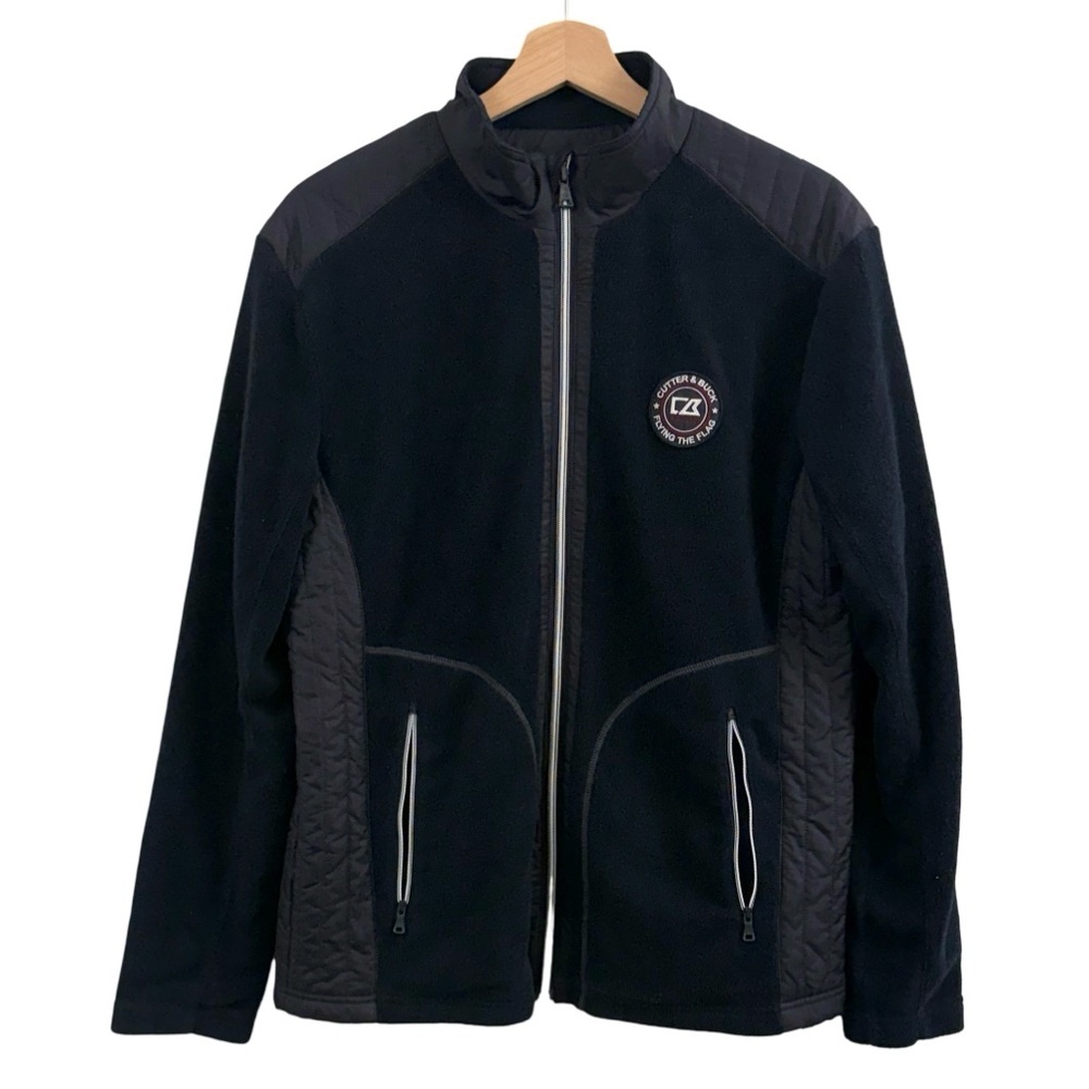 Cutter & Buck Navy Full-Zip Jacket with Emblem